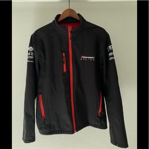 K1 Speed Racing Fleece Lined Black Jacket